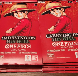 One Piece OP-13 Carrying on His Will Sleeved Booster Packs - Lot of 10 - OP13 - Image 1
