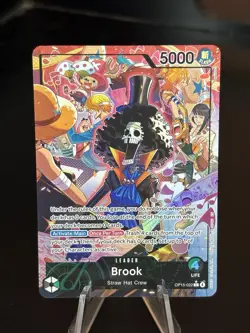 One Piece TCG OP15-022 Brook Alt Art Leader One Piece TCG English NM - Image 1