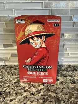 One Piece OP-13 CARRYING ON HIS WILL Sleeved Booster Pack - price per pkg-🔥 🔥 - Image 3
