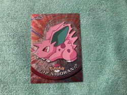 2000 TOPPS Chrome POKEMON Series 1- NIDORAN NM MINT - Image 1