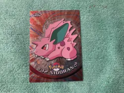 2000 TOPPS Chrome POKEMON Series 1- NIDORAN NM MINT - Image 2