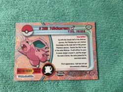 2000 TOPPS Chrome POKEMON Series 1- NIDORAN NM MINT - Image 4