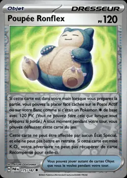 Carte Pokemon Poupee Ronflex 175/182 Reverse Faille Paradoxe Francais - Image 1