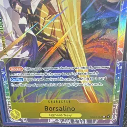 Borsalino EB04-058 Egghead Special Rare Holo Character 6000 Power 5 Cost Eng - Image 2