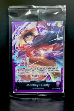 Monkey D Luffy OP05-060 Leader Sound Loader Promo One Piece Card English SEALED - Image 1