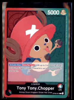 One Piece Two Legends Tony Tony.Chopper Leader OP 08-001 - Image 1