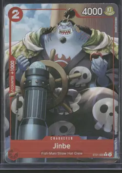 Jinbe (Parallel) ST21-005 Common Starter Deck EX: Gear 5 One Piece Foil LP - Image 1