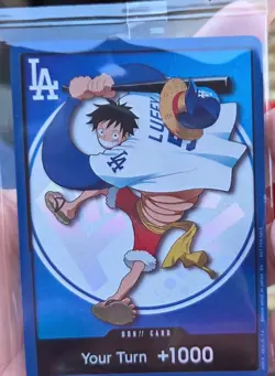 Bandai Namco One Piece Card Game DON!! Your Turn +1000 Monkey D. Luffy Blue - Image 2