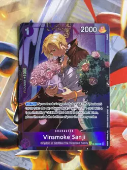 Vinsmoke Sanji TR OP10-063 Alternate Art One Piece Legacy Of The Master English - Image 1
