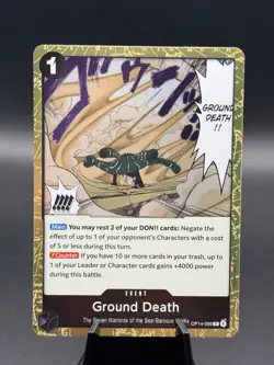Ground Death R The Azure Sea's Seven OP14-096 One Piece Bandai TCG English - Image 1