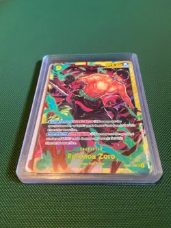 One Piece RORONOA ZORO OP06-118 SECRET RARE WINGS OF THE CAPTAIN ONE PIECE FOIL - Image 1