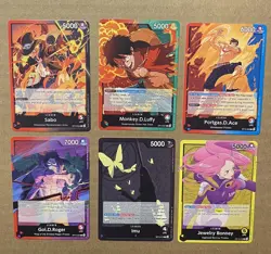 One Piece TCG: OP-13 COMPLETE Rare Playset Lot with 1 of Each Leader + 7 SR - Image 2