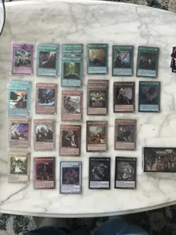 Yu-Gi-Oh! “Noble Knights of the Round Table” Lot Of 27 With“NKRT” SLEEVES (P181) - Image 1
