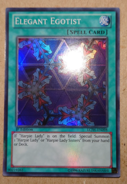 LCJW-EN098 Elegant Egotist - Super Rare 1st Edition YuGiOh - Image 1