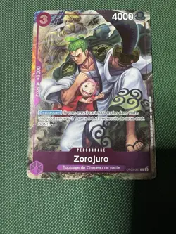 LP One Piece Zoro-Juurou OP05-067 rare French Promo 1st Anniversary - Image 3