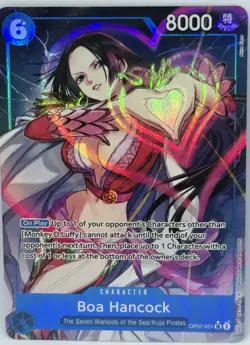 TCG One Piece Boa Hancock (051) (Parallel) OP07-051 500 Years in the Future Foil - Image 1