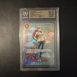 One Piece Nami Alt Art SP OP01-016 BGS 9.5 Gem Mint Japanese From Op-05 2023 - Image 1