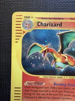 Pokemon TCG Charizard Expedition Base Holo Rare Holo 6/165 120 HP Nintendo 2002 - Image 2