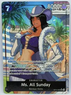 Ms. All Sunday Alternate Art OP14 Foil | One Piece Card Game NM - Image 1