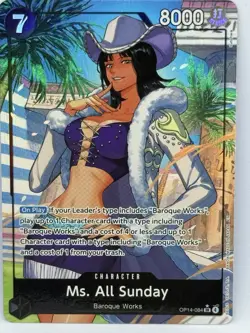 Ms. All Sunday Alternate Art OP14 Foil | One Piece Card Game NM - Image 2