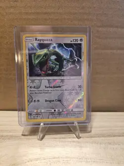 Pokemon Rayquaza Reverse Holo Rare SM-Guardians Rising 106/145 card 120 HP NM - Image 1