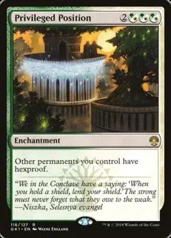 Privileged Position - Light Play MTG Guilds of Ravnica: Guild Kits - Image 1