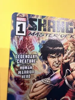Shang-Chi Master Of Kung Fu #396 FOIL Marvel Borderless Comic Card MTG NM - Image 4