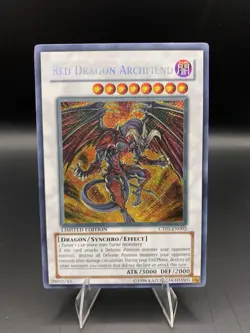 Red Dragon Archfiend Limited Edition Secret Rare Card CT05-EN002 - Image 1
