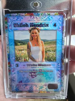 Tribal Order Shilo Hendrix TCG NonSport Trading Card member only card holograpic - Image 1