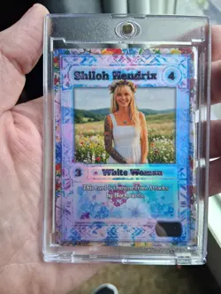 Tribal Order Shilo Hendrix TCG NonSport Trading Card member only card holograpic - Image 2