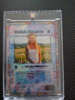 Tribal Order Shilo Hendrix TCG NonSport Trading Card member only card holograpic - Image 3