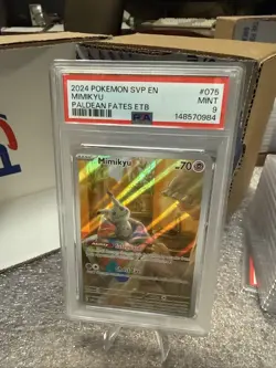 2024 Pokemon Mimikyu 75 Pokemon Promo PSA 9 Graded Card - Image 1