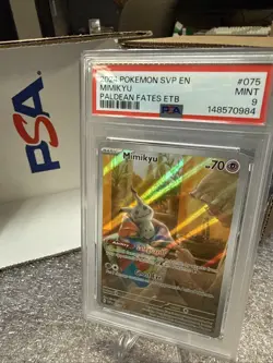 2024 Pokemon Mimikyu 75 Pokemon Promo PSA 9 Graded Card - Image 2