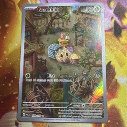 Pokemon Bramblin TCG Scarlet Violet Paldea Evolved Holo Card 198/193 IR - Image 1