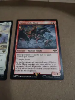2 MtG LTR Cards, Riders of the Mark 827 & Flowering White Tree 015 Magic NM - Image 2