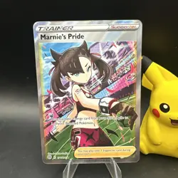 Marnie's Pride (Full Art) 171/172 Swsh09: Brilliant Stars Holo Pokemon Card NM - Image 1