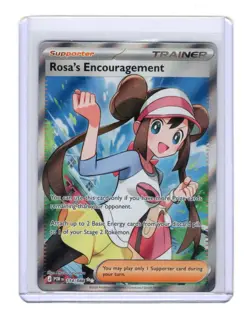 Pokemon Perfect Order Rosa's Encouragement Card Ultra Rare,Holo #114/088 - Image 1