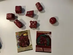 Bakugan Battle Brawlers Maxus Dragonoid All 7 Parts + 2 Card 2009 USA - Image 3