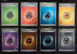 Pokemon 151 Holo Energy Cards - Whole Complete Set Of 8 - Image 1