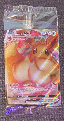 Pokemon TCG Eevee VMAX - SWSH087 - SWSH Black Star Promo SEALED NM Card - Image 1