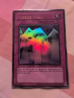 Mirror Wall RP02–EN007 Ultra Rare Unlimited Retro Pack 2 REPRINT YuGiOh - Image 1