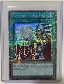 Crossout Designator RA05-EN118 Starlight Rare 1st Edition Pack Fresh NM Yu-Gi-Oh - Image 1
