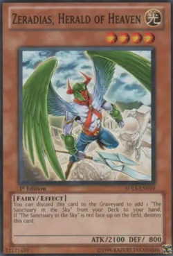 Zeradias, Herald of Heaven - SDLS-EN019 - Common - 1st Edition - Lightly Played - Image 1