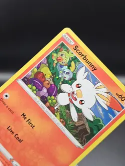 Pokemon TCG Scorbunny SWSH071 Black Star Promo Cosmos Holo NM/M - Image 3