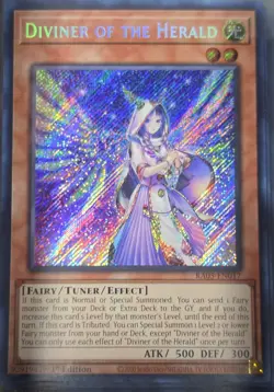 Diviner of the Herald RA05-EN017 Secret Rare 1st Edition Yu-Gi-Oh NM - Image 1