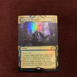 Drown In The Loch Secret Lair Drop Foil NM Magic The Gathering MTG Card - Image 1