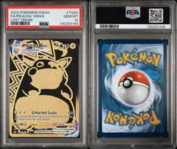 2022 POKEMON SWORD & SHIELD LOST ORIGIN #TG29 FA/PIKACHU VMAX LOST ORIGIN PSA 10 - Image 3