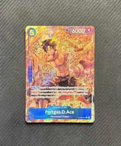 Portgas D Ace OP08-052 Parallel Two-Legends One Piece Card NM English Edition - Image 1