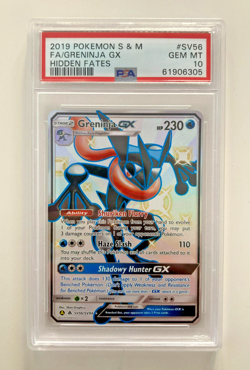 Pokemon Card Greninja GX SV56/SV94 Hidden Fates ENG inglese Gem Mint PSA 10 - Image 1