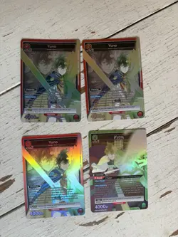 3 Red Mimosa 4 Yuno– SR –Union Arena Black Clover And Miwa JJK SR purple - Image 3
